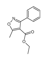 5-甲基-3-苯基异恶唑-4-羧酸乙酯结构式