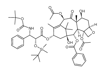 10-acetyl-2'-TBDMS-docetaxel结构式
