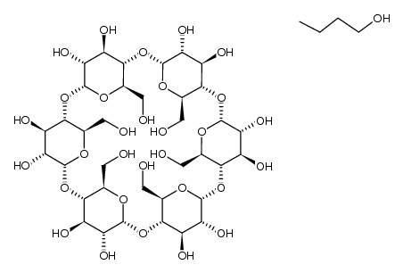 α-cyclodextrin * 1-butanol结构式