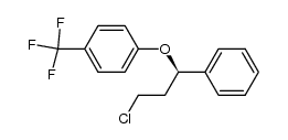 [R]-(+)-1-chloro-3-phenyl-3-[4-(trifluoromethyl)phenoxy]propane结构式
