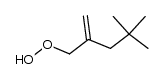1-Hydroperoxy-2-methylen-4,4-dimethylpentan结构式
