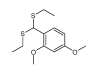 1-[bis(ethylsulfanyl)methyl]-2,4-dimethoxybenzene结构式