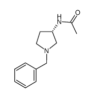 (S)-(-)-1-苄基-3-乙酰氨基吡咯烷结构式