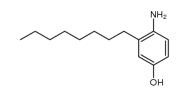 4-amino-3-octylphenol结构式