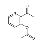 2-acetyl-3-acetoxypyridine结构式