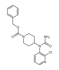 benzyl 4-[1-(2-chloro-pyridin-3-yl)-ureido]-piperidine-1-carboxylate结构式