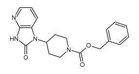 benzyl 4-(2-oxo-2,3-dihydro-1H-imidazo[4,5-b]pyridin-1-yl)piperidine-1-carboxylate结构式