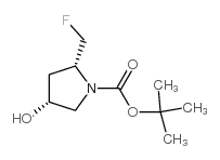 (2R,4R)-N-Boc-2-氟甲基-4-羟基吡咯烷结构式
