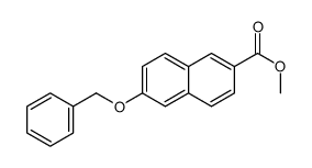 6-苄氧基萘-2-羧酸甲酯结构式