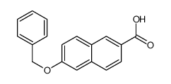6-phenylmethoxynaphthalene-2-carboxylic acid结构式
