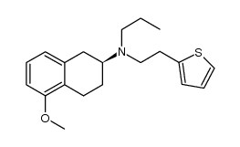 (S)-5-Methoxy-N-propyl-N-(2-(thiophen-2-yl)ethyl)-1,2,3,4-tetrahydronaphthalen-2-amine结构式