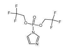 bis(2,2,2-trifluoroethyl) 1H-imidazol-1-ylphosphonate结构式