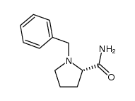 (S)-1-benzyl-pyrrolidine-2-carboxylic acid amide结构式
