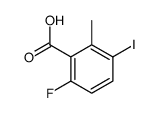 6-Fluoro-3-iodo-2-methylbenzoic acid结构式