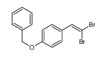 1-(2,2-dibromoethenyl)-4-phenylmethoxybenzene结构式