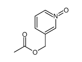 ACETIC ACID 1-OXY-PYRIDIN-3-YLMETHYL ESTER结构式
