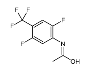 N-[2,5-difluoro-4-(trifluoromethyl)phenyl]acetamide结构式