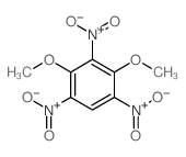 Benzene,2,4-dimethoxy-1,3,5-trinitro-结构式