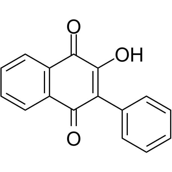 4-hydroxy-3-phenyl-naphthalene-1,2-dione结构式