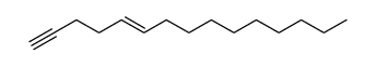(E)-pentadec-5-en-1-yne结构式