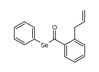 Se-phenyl 2-(2-propenyl)benzenecarboselenoate结构式