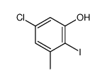 5-氯-2-碘-3-甲苯酚结构式