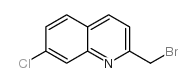 2-溴甲基-7-氯喹啉结构式