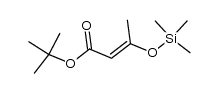 t-Butyl acetoacetate trimethylsilyl enol ether结构式