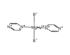 [magnesium(borohydride)2(pyrazine)2]结构式
