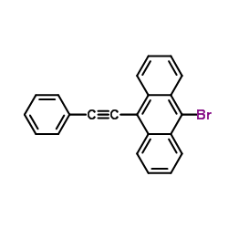 10-bromo-9-(phenylethynyl)anthracene结构式