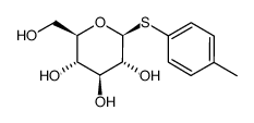 1-硫代-b-甲基葡萄糖甙-4-甲基苯酯结构式