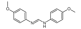 N,N'-bis(4-methoxyphenyl)methanimidamide结构式