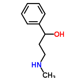 (R)-3-(甲基氨基)-1-苯基-1-丙醇结构式