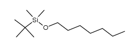 1-[(tert-butyldimethylsilyl)oxy]heptane结构式