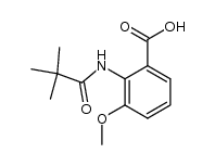 3-methoxy-2-pivalamidobenzoic acid结构式