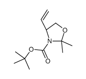 (R)-N-BOC-2,2-DIMETHYL-4-VINYLOXAZOLIDINE结构式