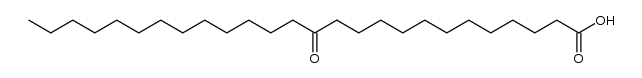 13-oxo-hexacosanoic acid结构式