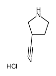 (R)-吡咯烷-3-甲腈盐酸盐结构式