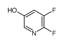 5,6-Difluoro-3-pyridinol结构式