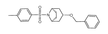 (1R,3r,5S)-3-(benzyloxy)-8-tosyl-8-azabicyclo[3.2.1]octane结构式