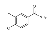 3-fluoro-4-hydroxybenzamide结构式