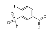 1-fluoro-2-fluorosulfonyl-4-nitrobenzene结构式
