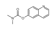 N,N-dimethyl O-(quinolyl-6) carbamate结构式