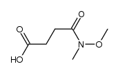 4-(methoxy(methyl)amino)-4-oxobutanoic acid结构式