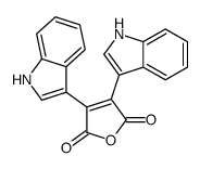 3,4-bis(1H-indol-3-yl)furan-2,5-dione结构式
