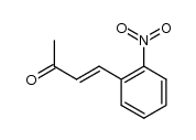 1-(2-nitrophenyl)-1-buten-3-one结构式