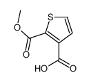 2-(Methoxycarbonyl)thiophene-3-carboxylic acid结构式