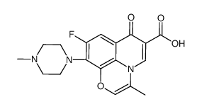 2,3-Dehydro Ofloxacin结构式