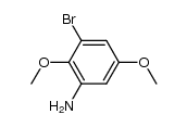 3-bromo-2,5-dimethoxyaniline结构式