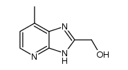 2-Hydroxymethyl-7-methylimidazo[4,5-b]pyridine结构式